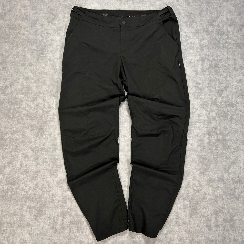 Flylow Goodson black active hiking stretch pants outdoors joggers womens 10